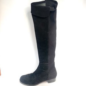 NWT Stuart Weitzman Black knew high boots sz 11.5